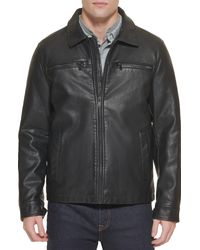 dockers leather jacket