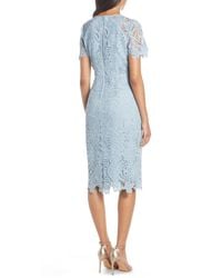 cap sleeve jewel neck sheath dress eliza j