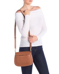 mini empire city leather messenger bolsa