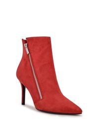 nine west low heel boots
