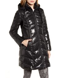 sam edelman walker hooded puffer coat