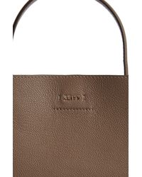 reiss freya leather bucket bag