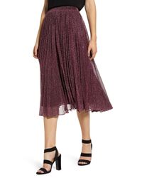 Chelsea28 pleated midi skirt Clearance