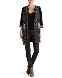 Johnny Was Black Embroidered Jacket