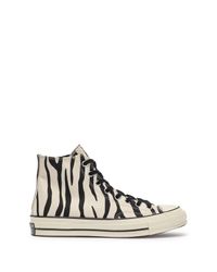 chuck 70 zebra high top sneaker