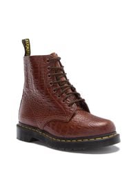 dr martens pascal croc brown
