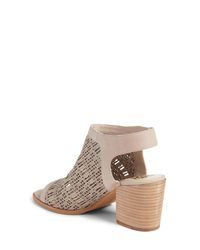 vince camuto jestilian suede block heel sandal