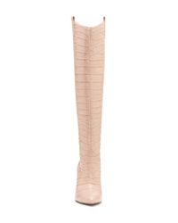 vince camuto kervana embossed knee high leather boot