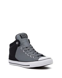 Converse Chuck Taylor All Star High Street Leather Sneaker (men) in Cool  Grey/Black (Black) for Men - Lyst