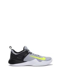 Nike Synthetic Air Zoom Hyperattack Volleyball Shoe in Gray | Lyst