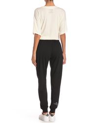 Peace Love World Black "speak Words Of Love" Euro Jogger Pants