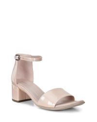 ecco block heel sandals