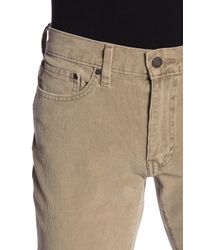 Levi S 514 Straight Corduroy Pants 29 36 Inseam In Lead Gray Gray For Men Lyst