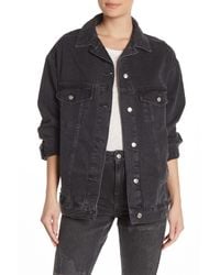 topshop oversized denim jacket