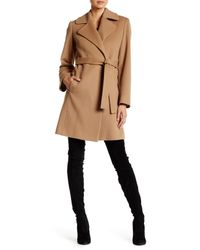 fleurette wrap coat