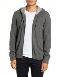 mens cashmere zip hoodie
