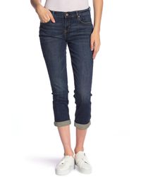 Nicole Miller Denim Nolita Boyfriend Jeans in Dark Blue (Blue) - Lyst