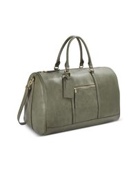 sole society garyn faux leather duffle bolsa