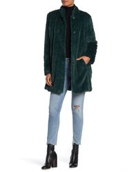 kenneth cole shearling coat