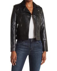 bernardo black leather jacket