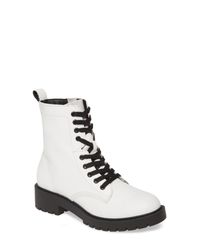 Madden white combat boots Clearance