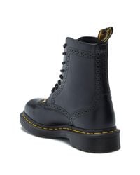 Dr. Martens Leather Bentley Ii Heart Genuine Calf Hair Boot in Black - Lyst