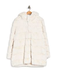 bcbg faux fur jacket