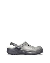 gray winter crocs