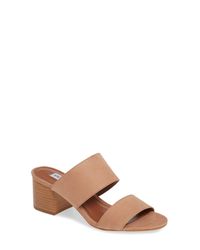 ilena block heel slide sandal