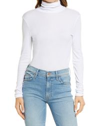 splendid white turtleneck