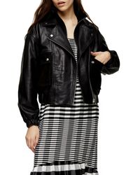leather jackets topshop