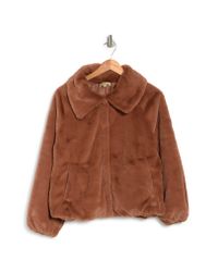 democracy faux fur jacket