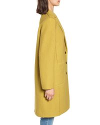 olga boiled wool topcoat