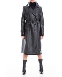 max studio faux fur coat