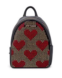 betsey johnson red backpack