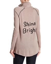 Spun By Subtle Luxury Pink Relaxed Graphic Swing Hoodie