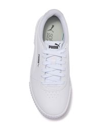 carina leather platform sneaker