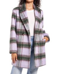 belted wool blend coat halogen