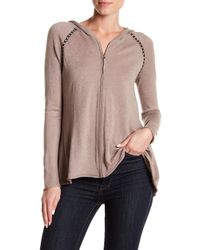 Spun By Subtle Luxury Pink Relaxed Graphic Swing Hoodie