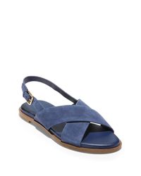 cole haan blue flats