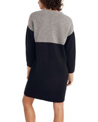 colorblock sweater dress madewell