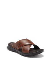 rockport men's darwyn xband slide sandal