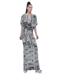 Norma Kamali | Gray Obie Gown | Lyst