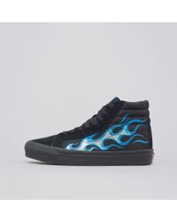 vans flames high