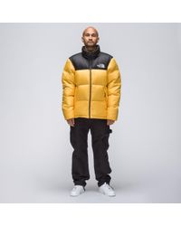 north face jacket mens yellow