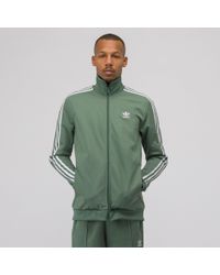 adidas beckenbauer jacket green