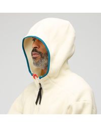 nike acg sherpa fleece hoodie cream