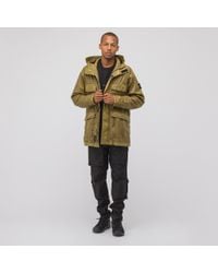 stone island lamy flock jacket olive