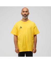 nike acg t shirt yellow