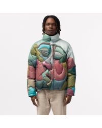 Kidsuper Kissing Puffer Coat in Green for Men | Lyst